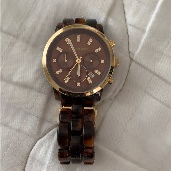 Michael Kors Accessories - Michael Kors tortoise shell watch